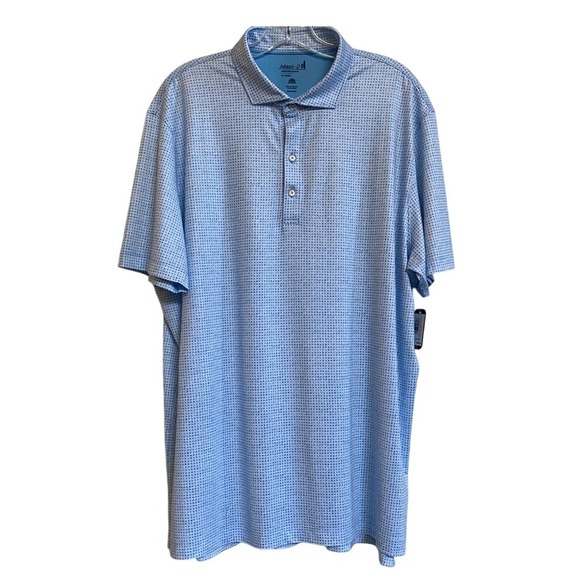 johnnie-O Other - Johnnie-O Men's Performance Jersey Polo Shirt Malibu Lattice XL NWT